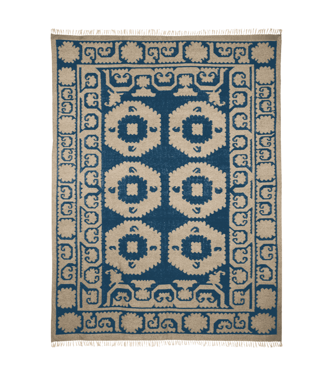 Chelak Rug 240x300cm – Indigo / Natural