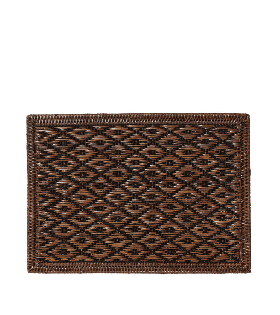 Large Mandalay Rattan Placemat – Antique Brown