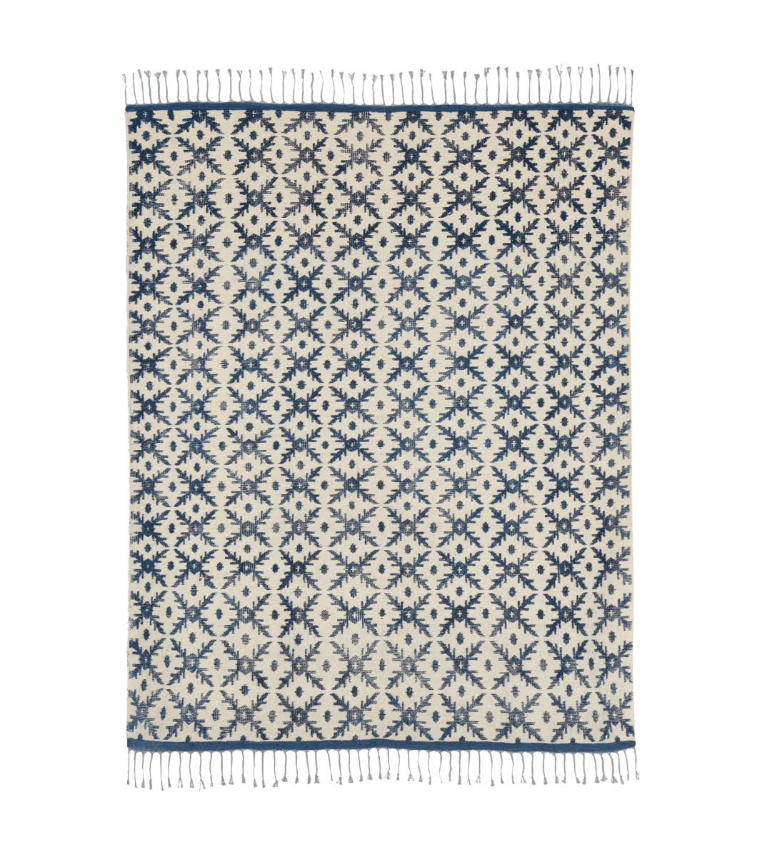 Lazaret Rug – Midnight Blue/Off White