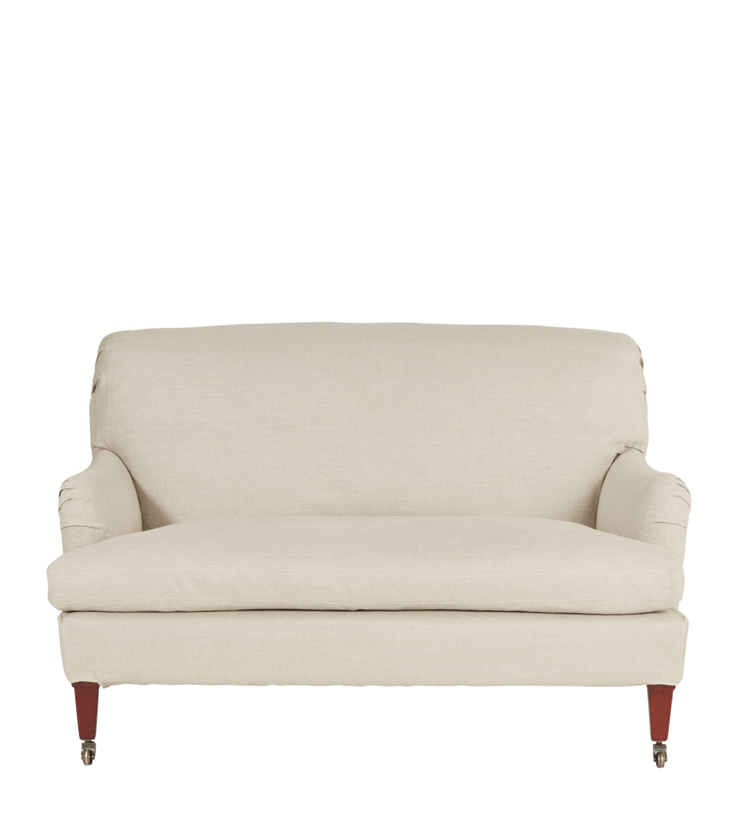 COVER ONLY – Linen Slipcover for Coleridge 2-Seater Sofa – Natural