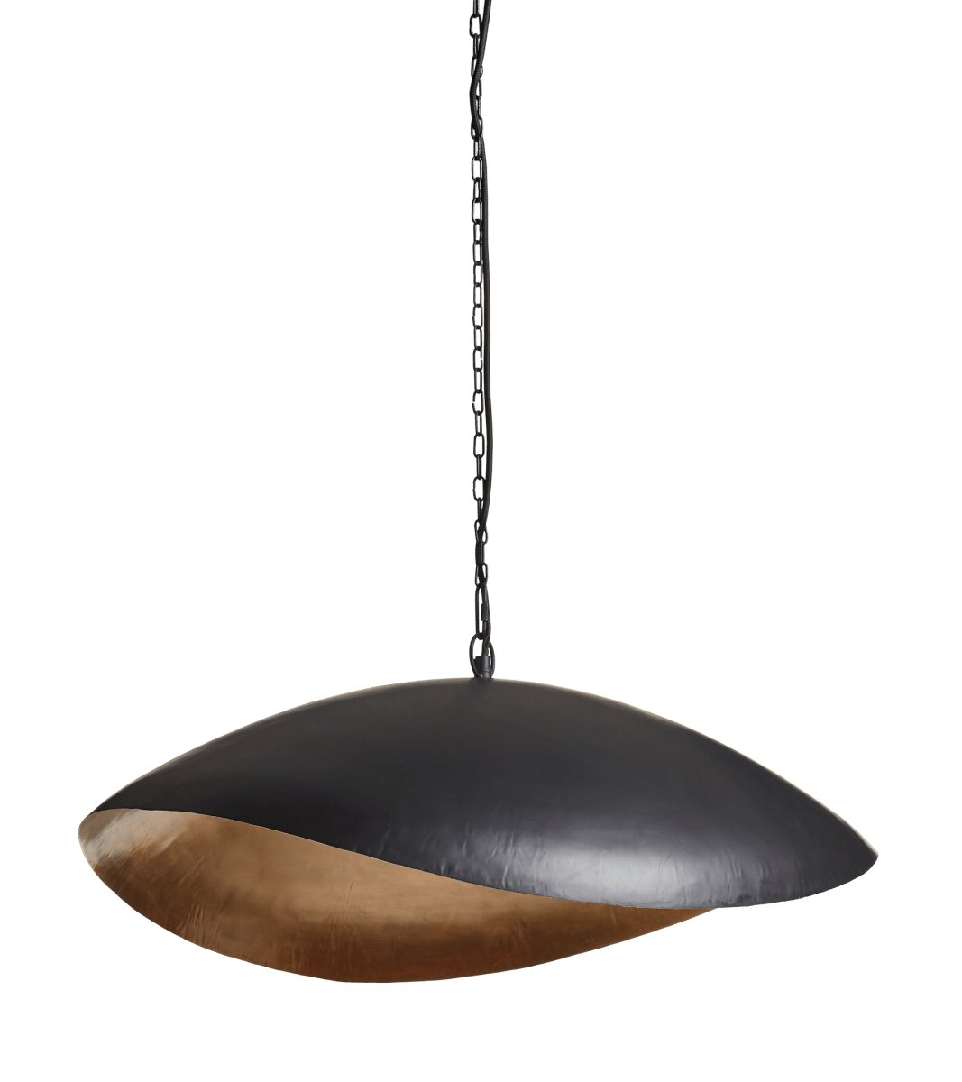 Ostra Pendant Lamp – Black/Brass