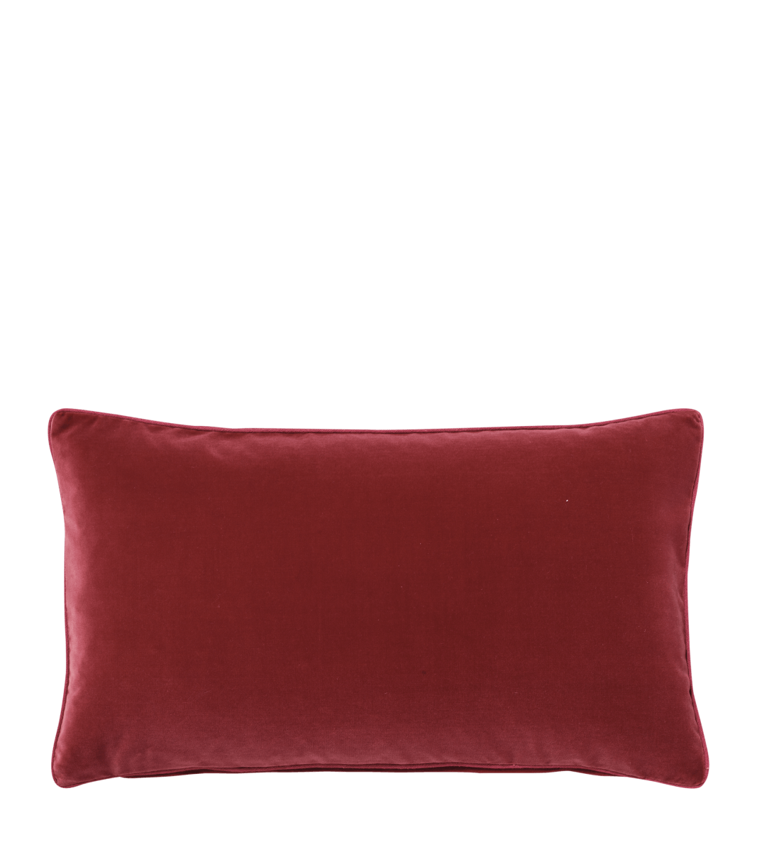 Small Plain Velvet Cushion Cover – Blood Orange