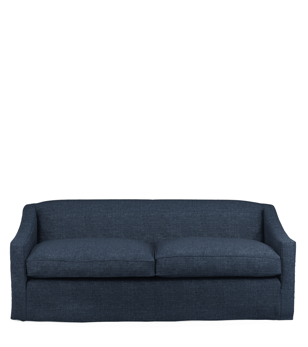 COVER ONLY – Linen Loose Cover for Egerton 3-Seater Sofa – Midnight Blue