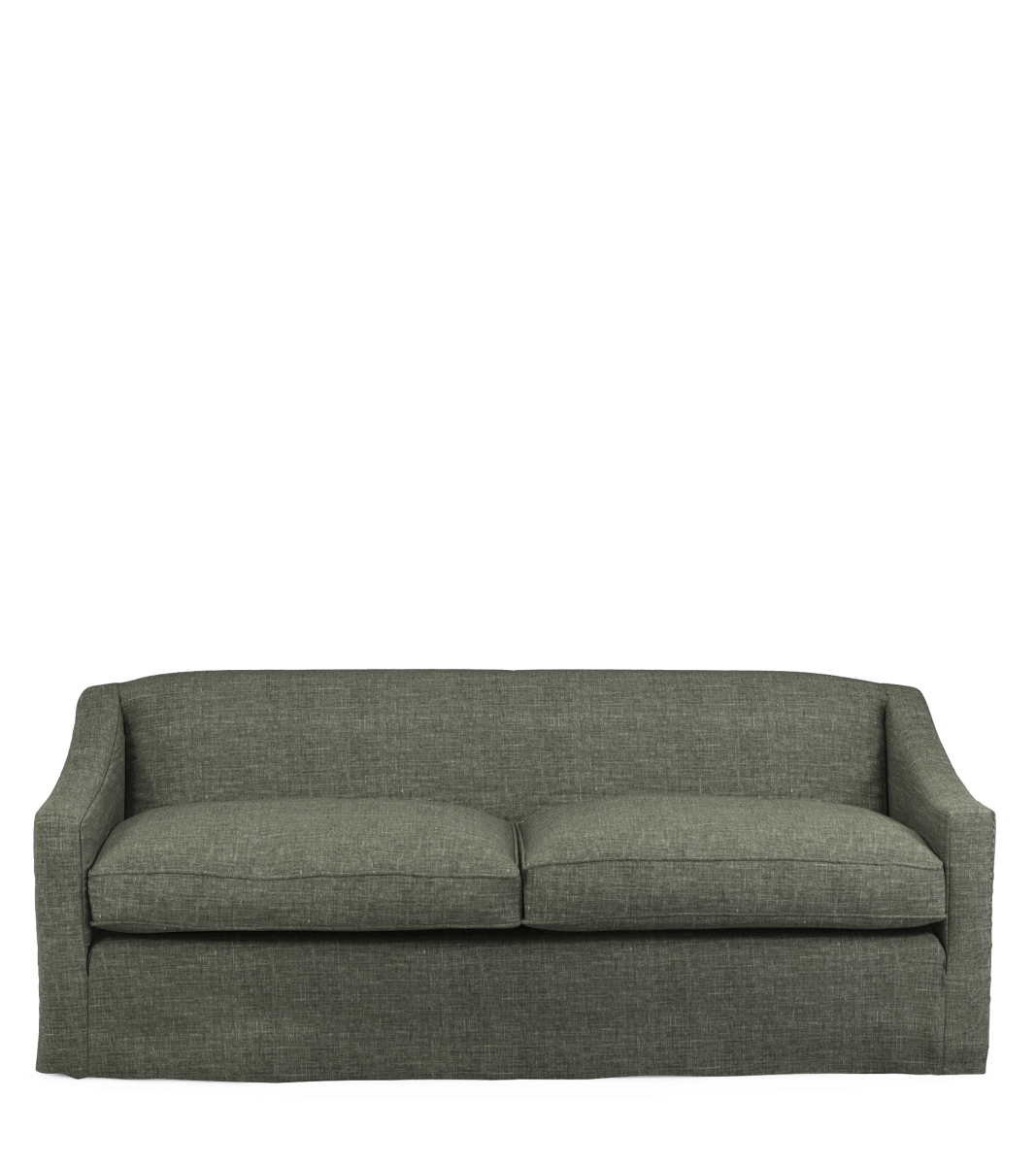 COVER ONLY – Linen Loose Cover for Egerton 3-Seater Sofa – Dune Green