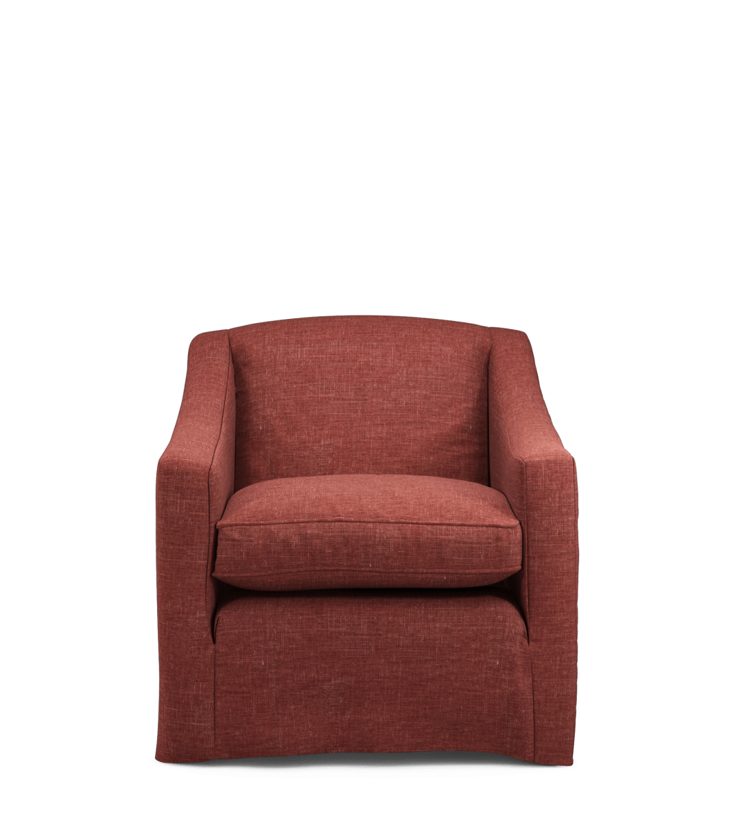 COVER ONLY – Linen Loose Cover for Egerton Armchair – Terra