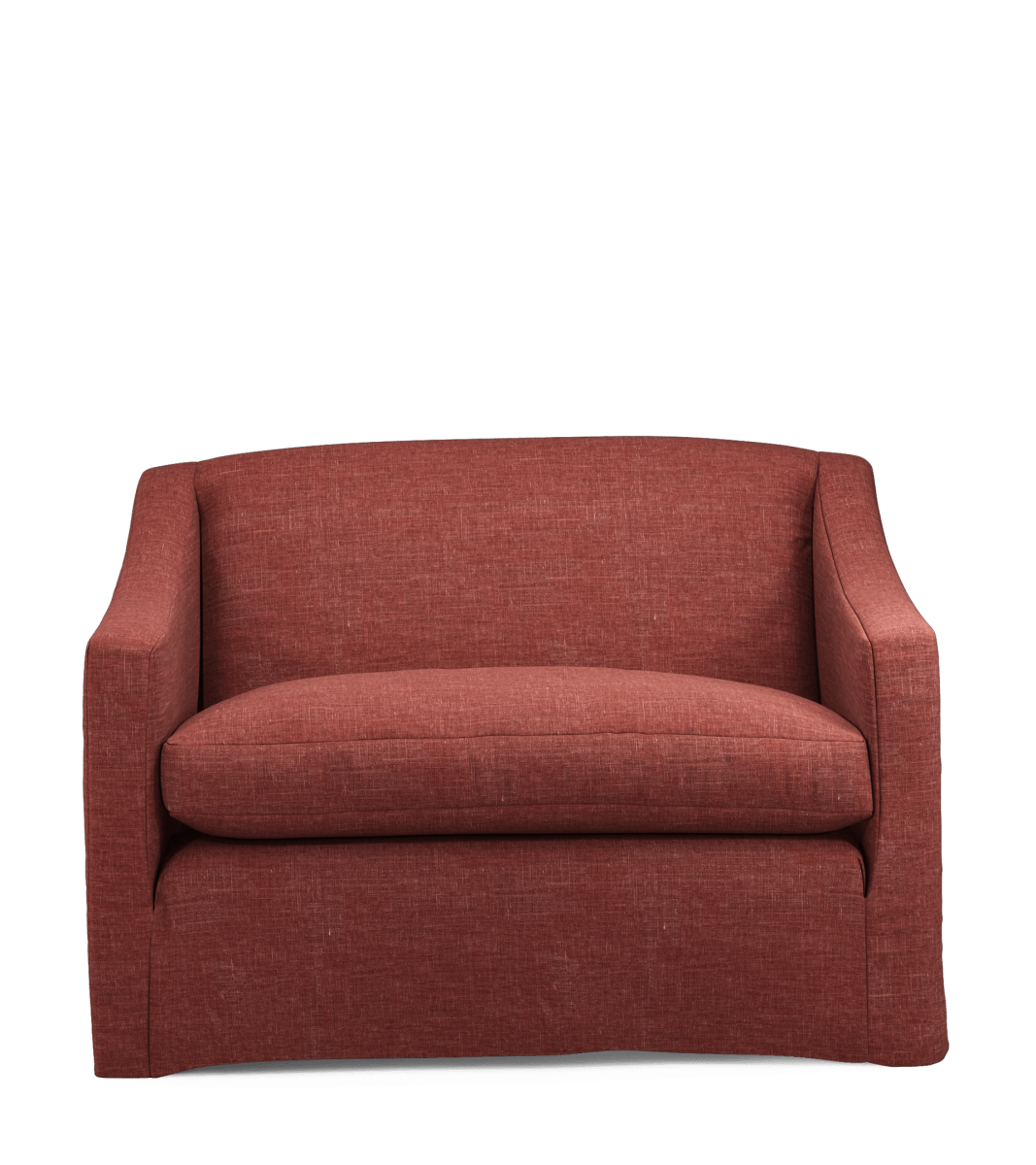 COVER ONLY – Linen Loose Cover for Egerton Loveseat – Terra