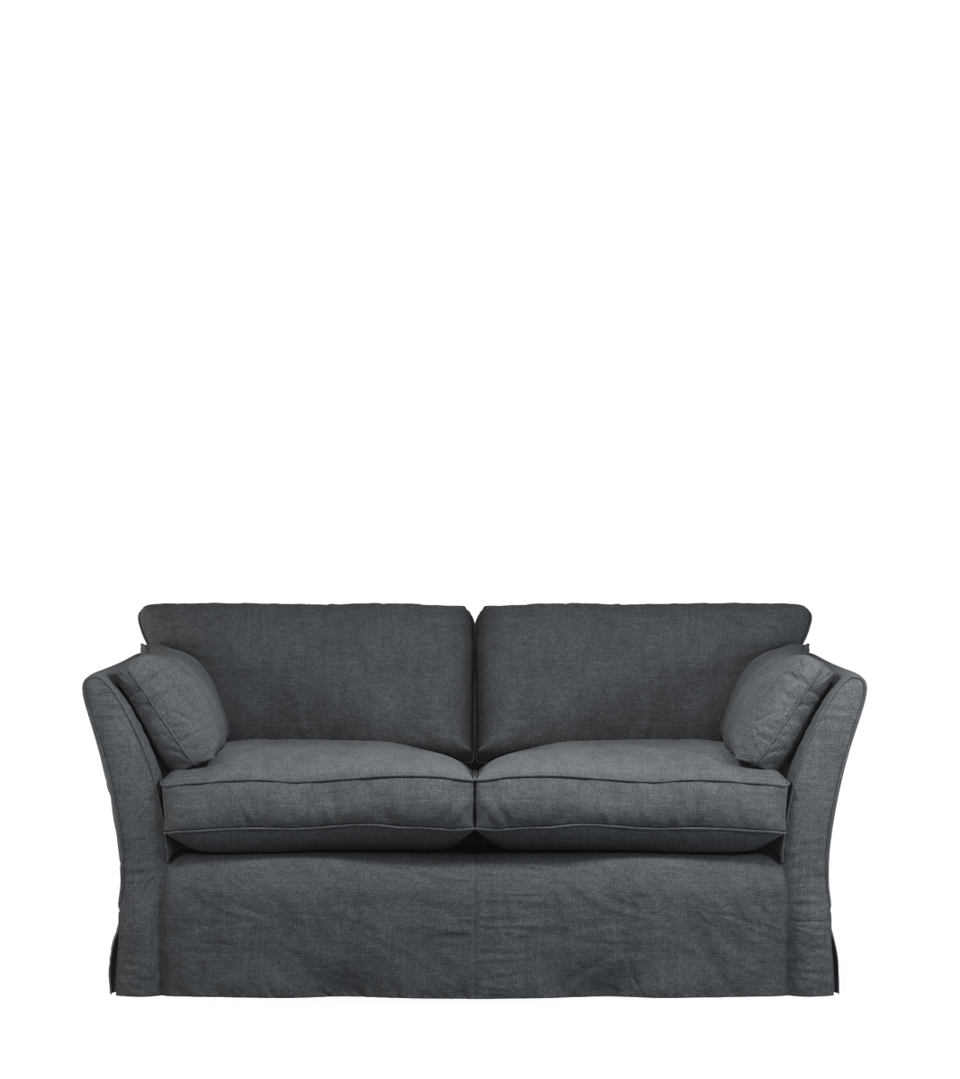 COVER ONLY – Linen Loose Cover for Radcliffe 2-Seater Sofa – Pewter