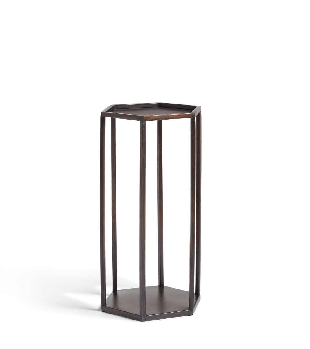 Shida Side Table – Blackened Bronze