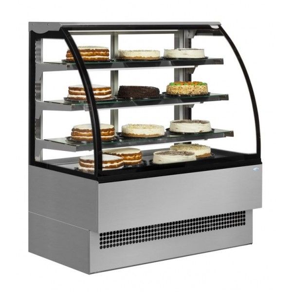 Sterling Pro Patisserie Serveover Counter “Evo” Curved Glass – EVO180SS