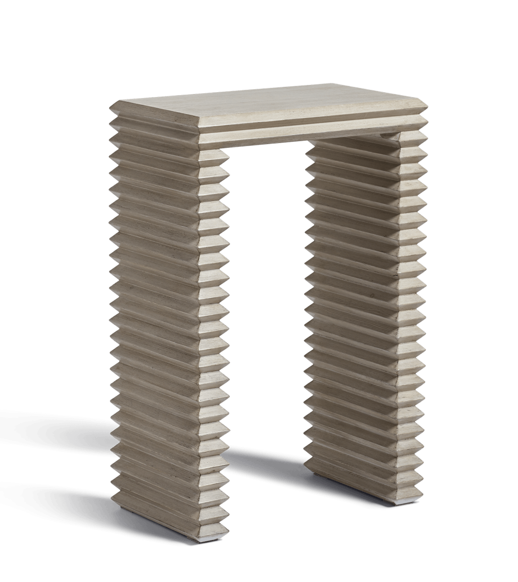 Tall Magnante Side Table – Washed Grey