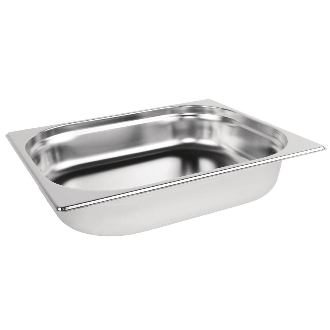 Vogue Stainless Steel 1/2 Gastronorm Pan 65mm – K927